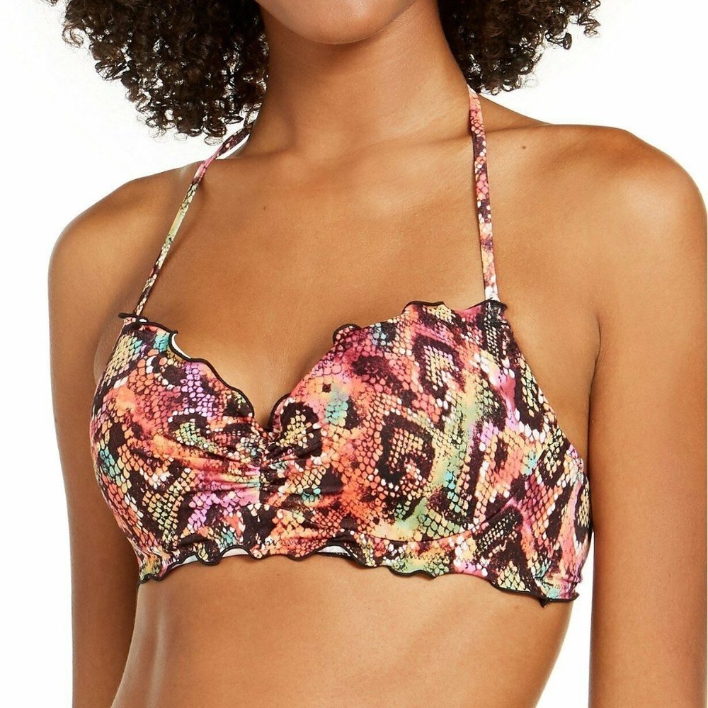 Sundazed PYTHON MULTI Reptilia Print Swim Top